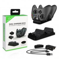 Base Carregadora Controle Xbox One Dock + 2 Baterias 300mah